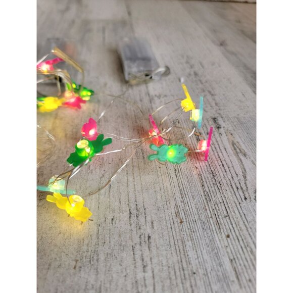 Easter string light mini bunny set spring decor home - Picture 3 of 6